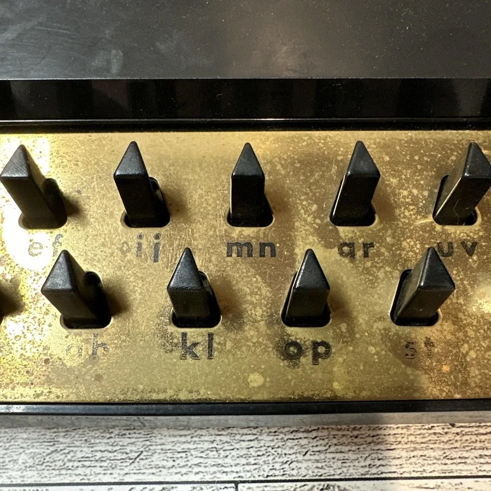 Mid-Century 50s Mechanical Desk Address Phone‎ Index Vintage